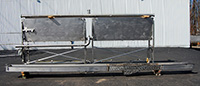 Used, STAINLESS STEEL OPEN CHILL FLUME / OPEN WASH FLUME with PLATE CHILLER, Alard item Y0799
