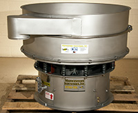NEW, VIBRATORY SEPARATOR SCREEN, ROUND 48 inch diameter, stainless steel, Alard item Y3582