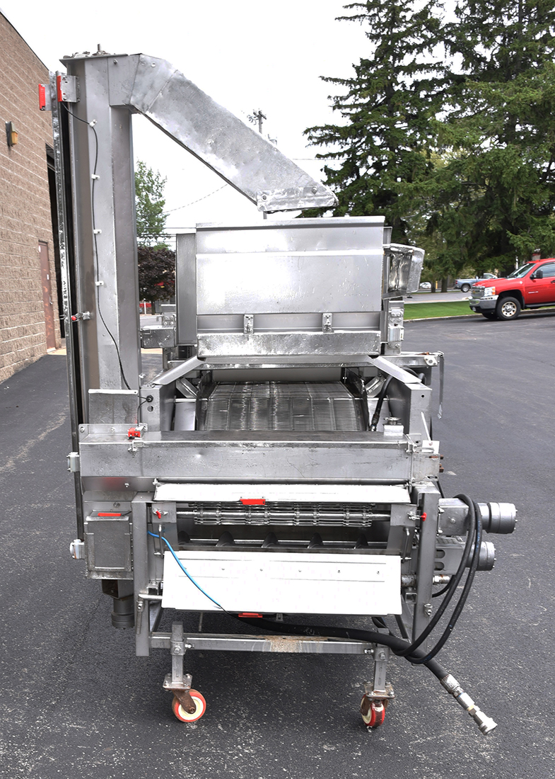 Used STEIN Model XL-24 BREADING APPLICATOR, 24 inch wide, all stainless steel, Alard Equipment Corp item Y4704
