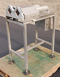 Used, CMI INDUSTRIAL FRENCH FRY CUTTER / CELERY STICK CUTTER, pneumatic, stainless  steel, with stand, Alard item Y1204