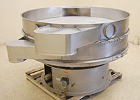 used SWECO SCREEN, round, 60 inch diameter vibrating separator, food grade stainless steel, Alard item Y3596
