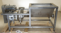 NEW CORNELL 4 inch STAINLESS STEEL FOOD PUMP with FEED TANK and DRIVE, Alard item Y4339