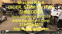Refurbished, Urschel Laboratories INC. MODEL RA-A DICER, Alard item Y3559