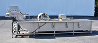used, IMMERSION WASHER for PRODUCE, with AIR INJECTION for TURBULENT washing, food grade stainless steel, Alard item Y4500