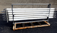 used, SHELL AND TUBE HEAT EXCHANGER, food grade stainless steel, Alard item Y4296