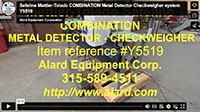 used, METTLER TOLEDO SAFELINE COMBINATION METAL DETECTOR CHECKWEIGHER, Food Product Inspection System, Alard item Y5519