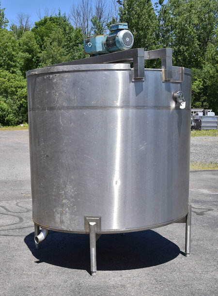 Used 65 Gallon Stainless Steel Insulated Thermal Sanitary Mix Tank Kettle  for Sale