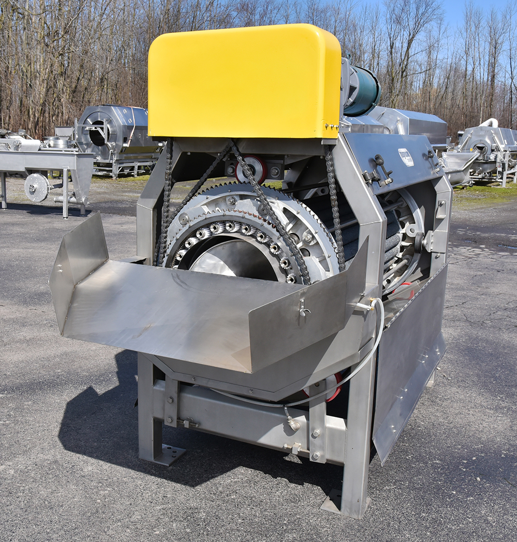 Refurbished Magnuson NF-24 PEELING MACHINE, 24-roll, stainless steel, Alard item Y4892 Used reconditioned Magnuson NF-24 PEELING MACHINE, 24-roll, stainless steel, Alard item Y4892