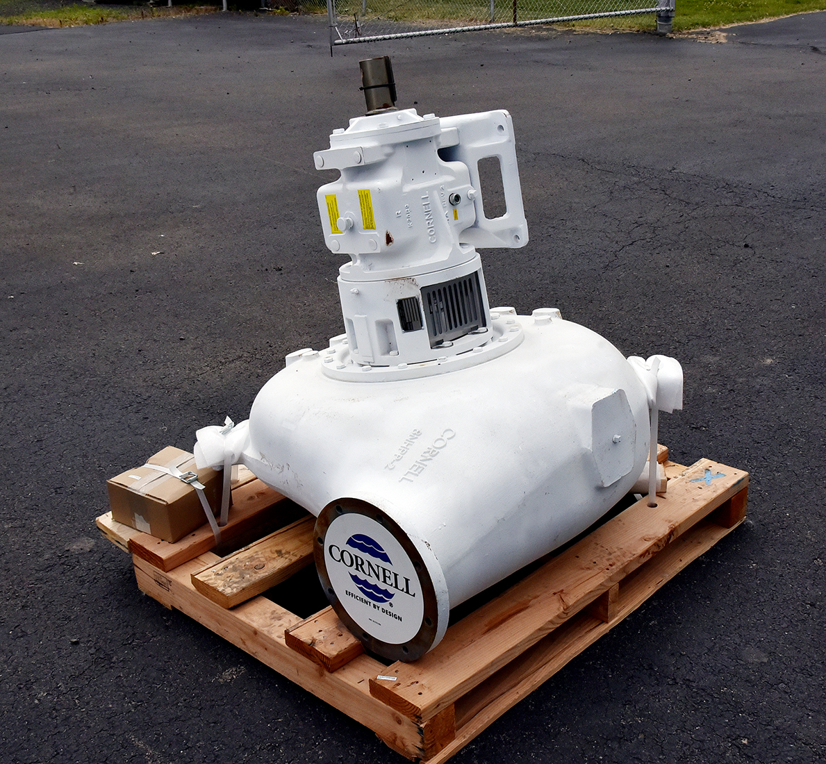 Cornell 8 inch FOOD PUMP, Model 8NHPP-F18K, expanded volute, for delicate products, Alard Equipment Corp item Y4997