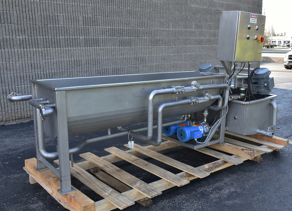 Used TURBULENT FLOW WASHER, food grade, stainless steel, Alard Equipment Corp item Y5549